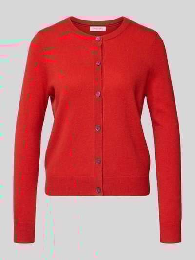 Christian Berg Woman Kurtka z dzianiny z kaszmiru z okrągłym dekoltem Czerwony 2