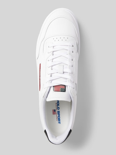 Polo Sport Sneaker mit Label-Print Modell 'PS 300' Weiss 3