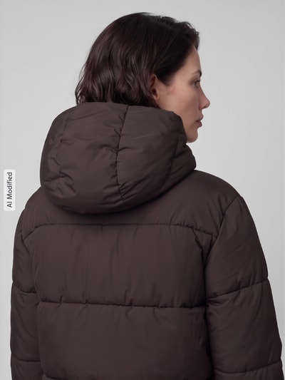 ONLY Steppjacke mit Kapuze Schoko 3