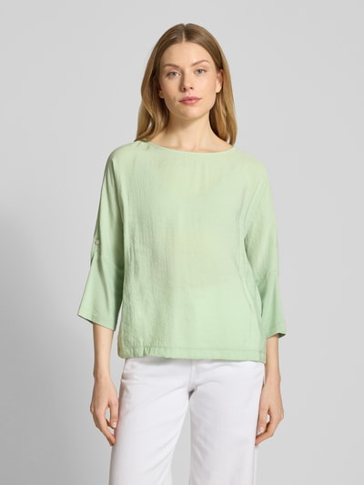 OPUS Relaxed Fit Blusenshirt mit 3/4-Arm Modell 'Sumana' Hellgruen 4