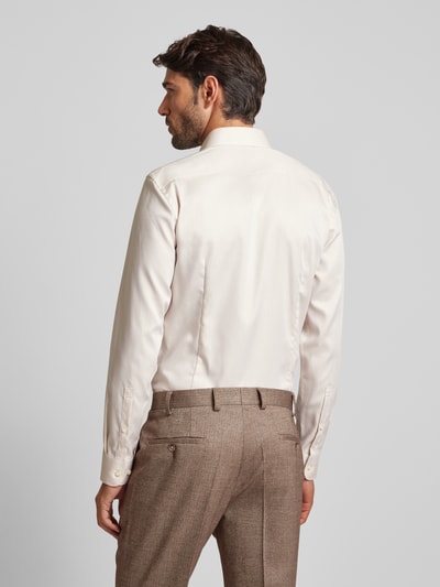 Jake*s Slim Fit Business-Hemd mit Kentkragen Sand 10