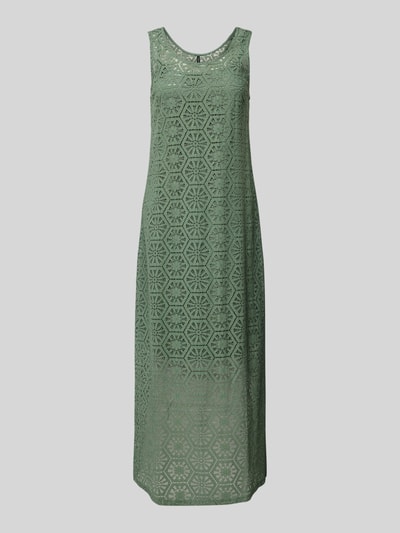 Vero Moda Maxi-jurk met ajourpatroon, model 'HONEY' Olijfgroen - 2