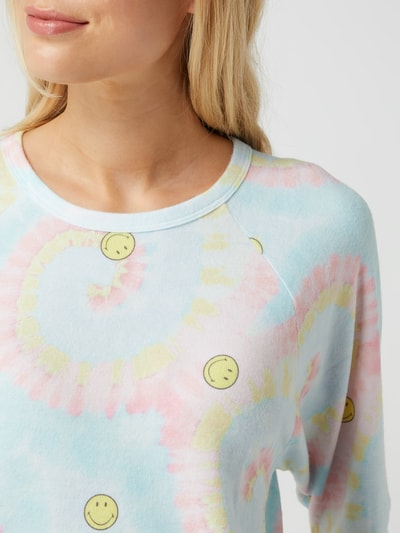 P.J. Salvage Sweatshirt in batiklook  Lichtblauw - 3