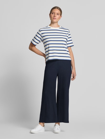 Betty Barclay Weite Hose in Crinkle-Verarbeitung Modell 'LT JUNI' Marine 1