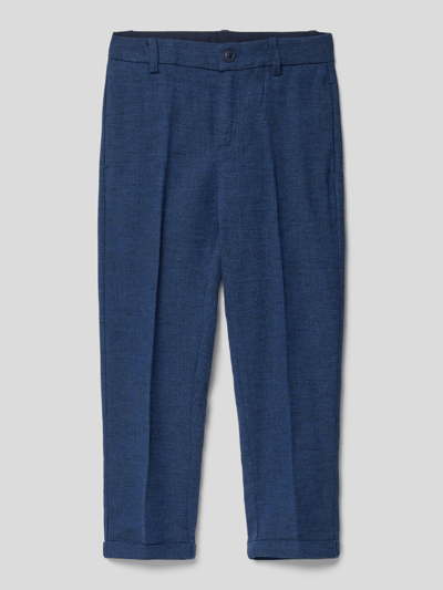 Mayoral Broek met persplooien Marineblauw - 1