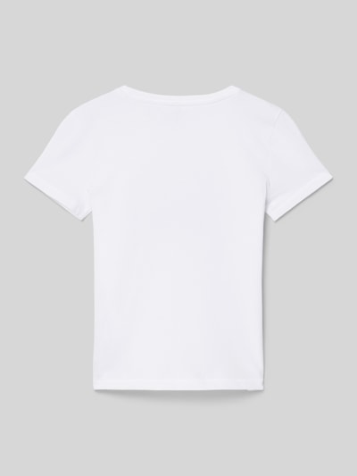 Only T-Shirt mit Statement-Print Modell 'GEMMA' Weiss 3