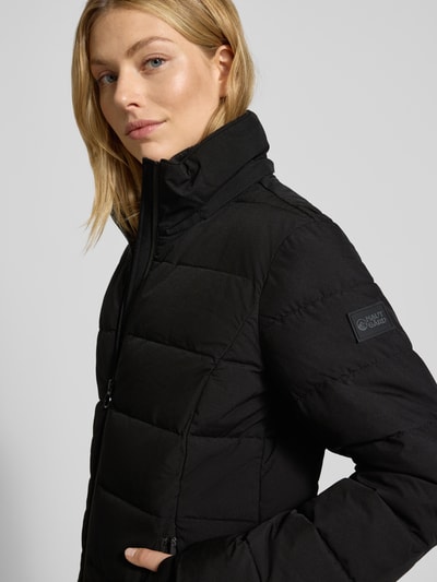 NAUTGÅRD Gewatteerde lange jas met Sorona® Aura-vulling Zwart - 3