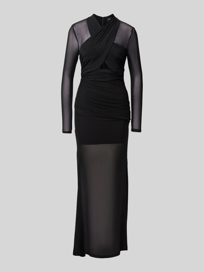 Bardot Slim Fit Abendkleid in semitransparentem Design Modell 'Veria' Black 2