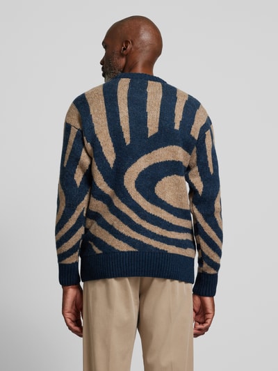 Scotch & Soda Strickpullover mit Rundhalsausschnitt Modell 'Hairy' Multi Stylebop 5