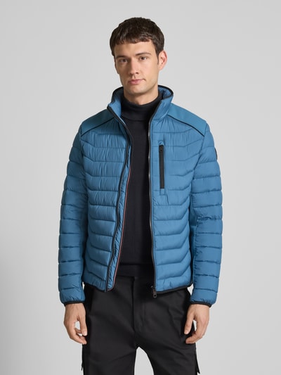 Tom Tailor Regular Fit Steppjacke mit Reißverschluss Blau 4