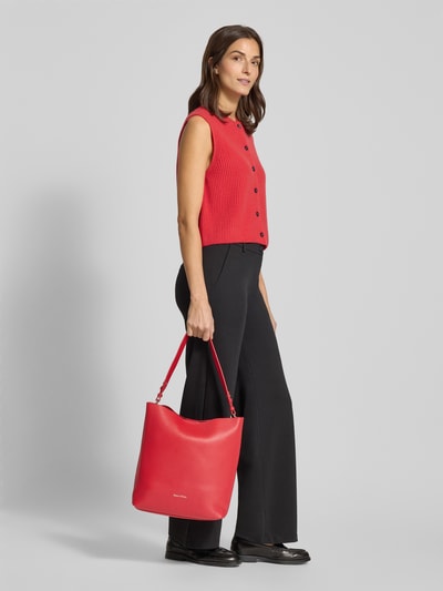 Marc O'Polo Shopper van echt runderleer, model 'BRINJA' Rood - 1