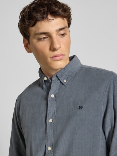 Superdry Vrijetijdsoverhemd met labelstitching Blauw - 3