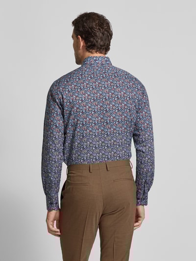 OLYMP Modern fit vrijetijdsoverhemd met kentkraag Marineblauw - 5