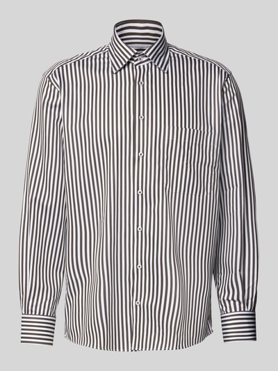 ETERNA Regular Fit Freizeithemd aus reiner Baumwolle mit Kentkragen Hazel 2