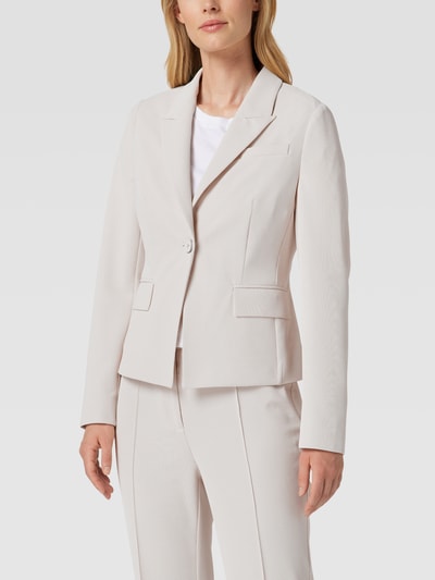 BOSS Blazer mit Label-Applikation Modell 'Jasola' Ecru 4