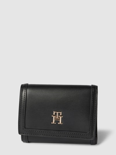 Tommy Hilfiger Portemonnaie mit Label-Detail Modell 'CITY' Black 1