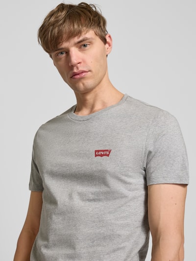 Levi's® T-shirt met labelprint in een set van 2 stuks Wit - 3