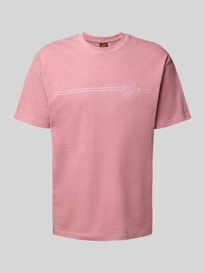SANTA CRUZ T-Shirt mit Label-Print Rot 2