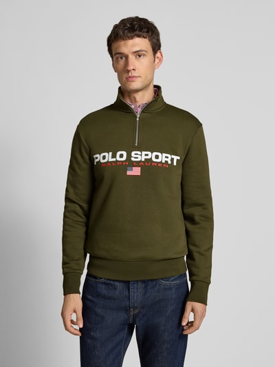 Polo Ralph Lauren Bluza z nadrukiem z logo Oliwkowy 4