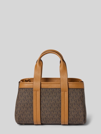 MICHAEL Michael Kors Handtasche mit Label-Applikation Modell 'ROMEE' Dunkelbraun 4