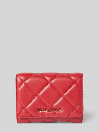 VALENTINO BAGS Portemonnaie mit Ziernähten Modell 'OCARINA' Rot 1