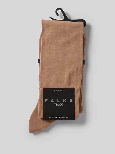 Falke Socken mit Logo-Stitching Modell 'Tiago' Camel 3