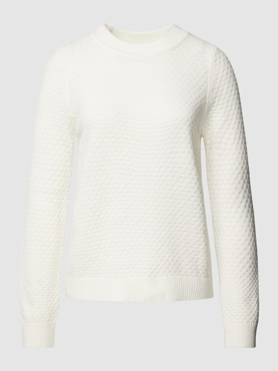 Esprit Strickpullover mit Strukturmuster Offwhite 2