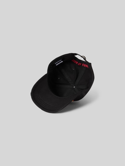 Dsquared2 Basecap aus reiner Baumwolle Black 3