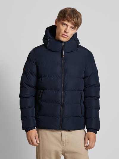 Superdry Steppjacke mit Reißverschlusstaschen Marine 4