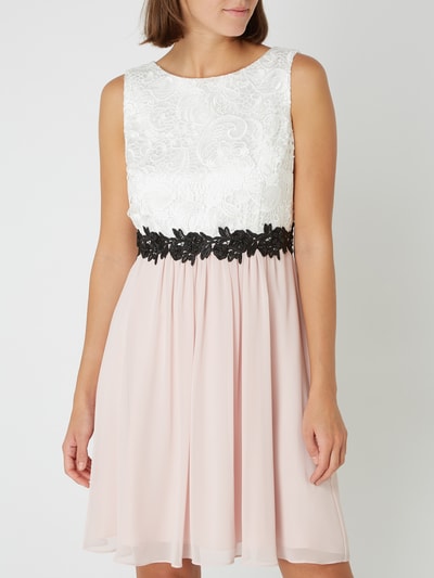 Jake*s Cocktail Cocktailkleid mit floraler Häkelspitze  Rose Melange 4