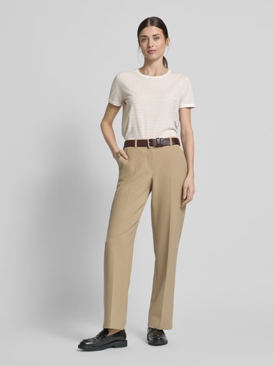 BOSS T-shirt met ronde hals, model 'EMASA' Beige - 1