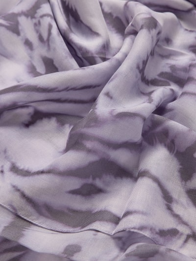 Windsor Schaltuch mit Fransen Flieder 2