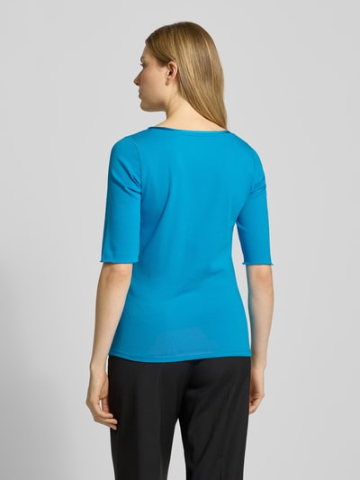 Marc Cain T-shirt met 1/2-mouwen Oceaanblauw - 5
