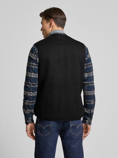 Barbour Regular Fit Weste aus Webpelz Black 5