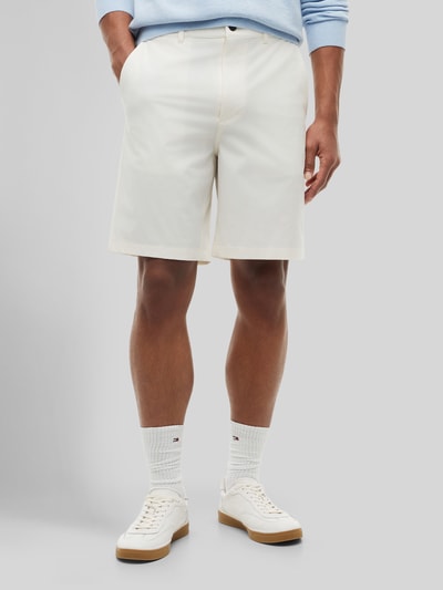 Tommy Hilfiger Regular Fit Chinoshorts mit Label Stitching Offwhite 4