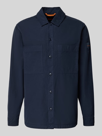 BOSS Orange Freizeithemd aus reiner Baumwolle Modell 'LOCKY_2' Marine 2