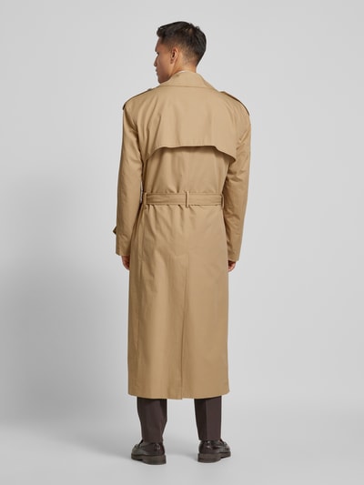 Baldessarini Trenchcoat met strikceintuur, model 'Cleo' Beige - 5