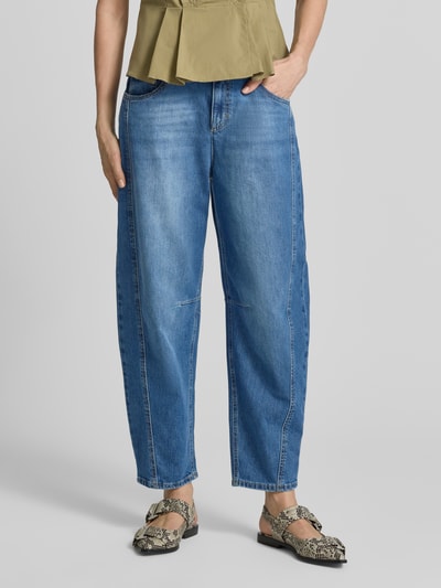 Brax Barrel Fit Jeans aus Baumwoll-Mix Modell 'MEGAN S' Hellblau 4