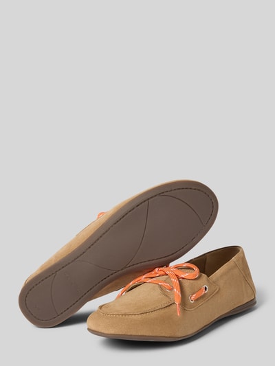 Marc O'Polo Schnürschuhe aus Veloursleder Modell 'SIANA 2B' Sand 4