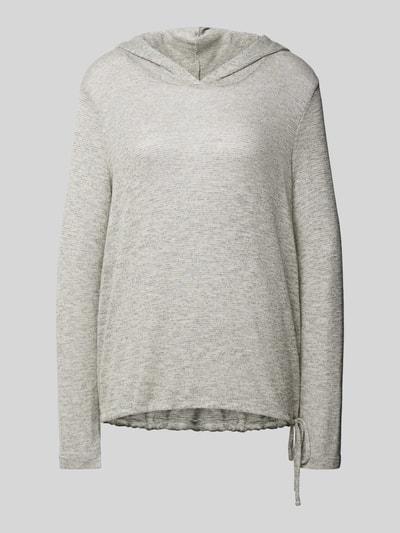 Tom Tailor Loose Fit Hoodie aus Mouline-Garn Beige 2