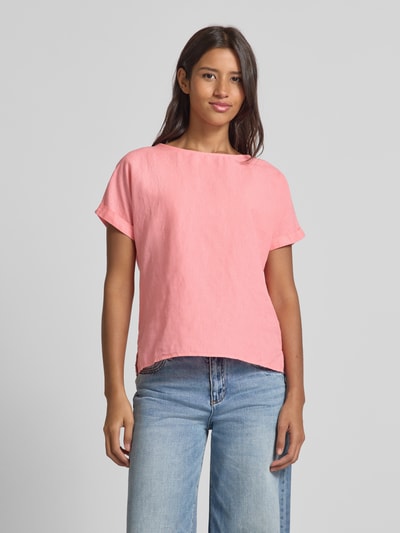 Christian Berg Woman Blouseshirt met ronde hals Felroze - 4