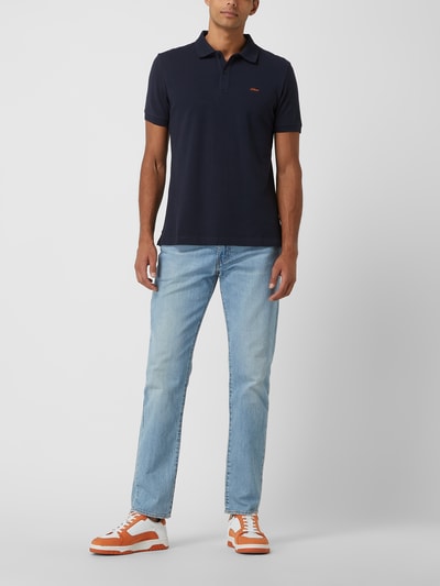 s.Oliver RED LABEL Regular Fit Poloshirt aus Piqué  Marine 1