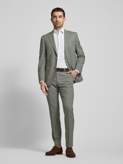 Pierre Cardin Pantalon met persplooien, model 'Ryan' Groen - 1