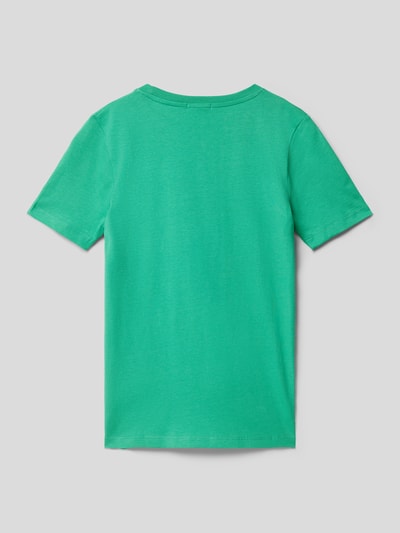 Tom Tailor T-shirt z nadrukiem ze sloganem Zielony 3