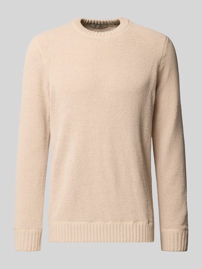Only & Sons Regular fit gebreide pullover met ronde hals, model 'ETHAN' Beige - 2