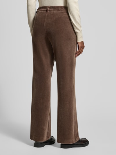 Brax Cordhose mit elastischem Bund und Eingrifftaschen Modell 'MAINE' Taupe 5