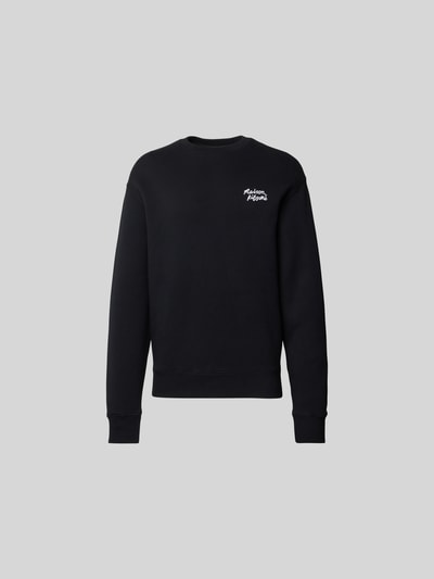 MAISON KITSUNE Sweatshirt aus reiner Baumwolle Black 2