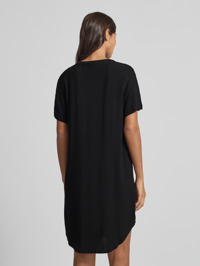 Tom Tailor Oversized Minikleid aus reiner Viskose Black 5