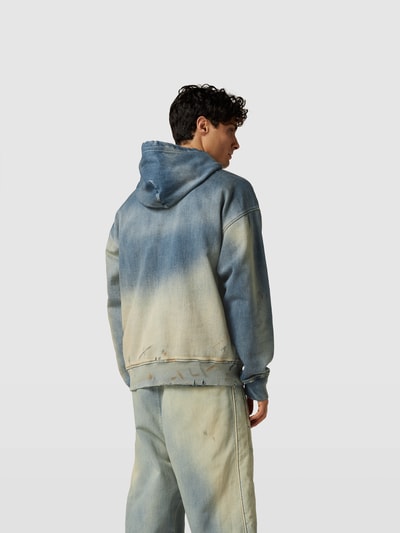 Diesel Hoodie im Denim-Look Jeansblau 5