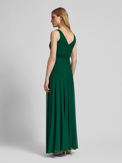 TROYDEN COLLECTION Abendkleid mit Taillenband Smaragd 5